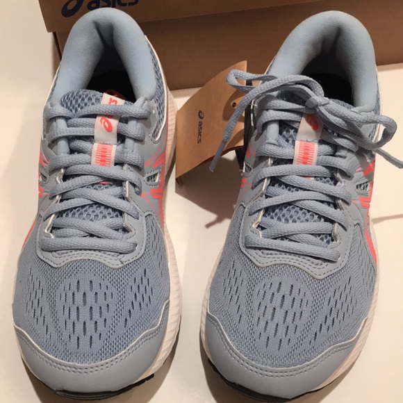 NWT ASICS GEL CONTEND 7 women’s 6 wide athletic tennis comfort casual walk shoe - Picture 3 of 12